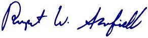 Rupert W. Scofield Signature