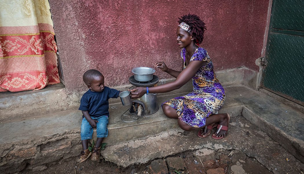 Mother-and-Child-Using-a-BrightLife-Clean-Cookstove