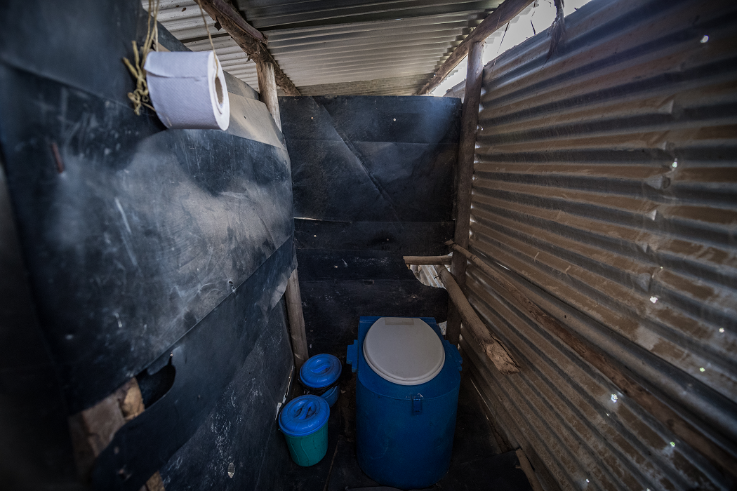 Sanivation's container-based toilet