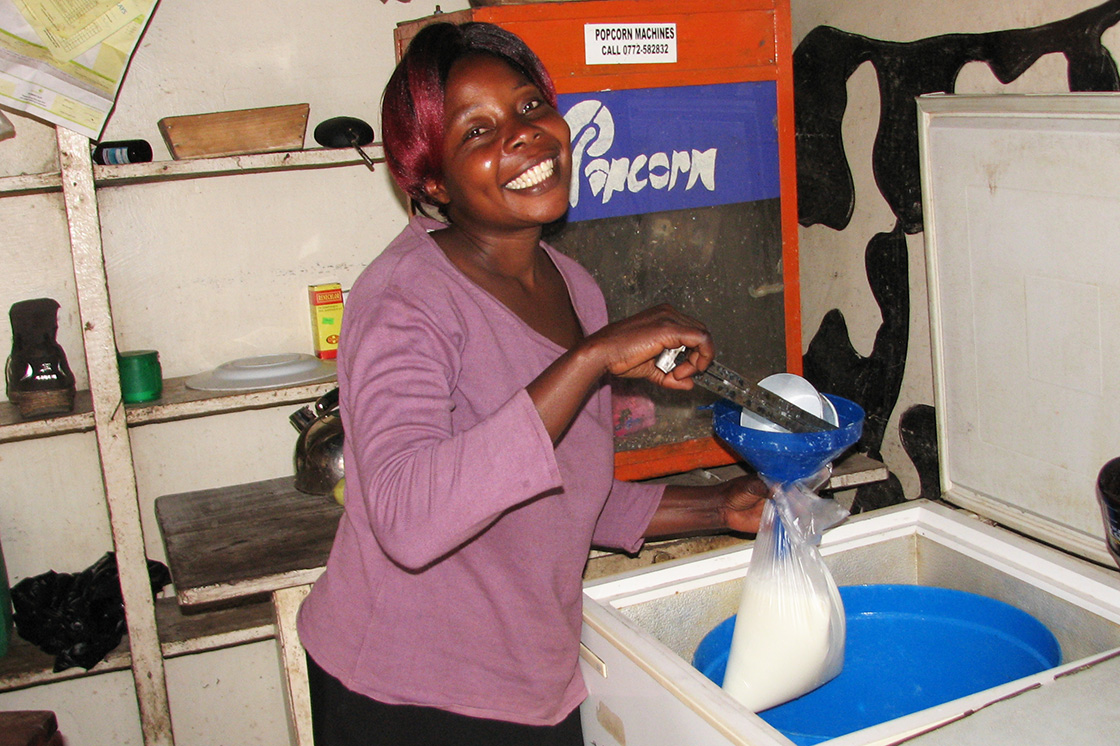 Aminah Nanyombi, Uganda milk seller