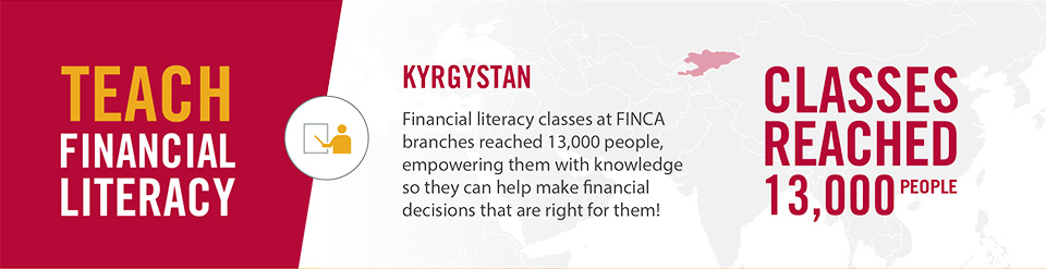 Financial literacy initiatives at FINCA Kyrgyzstan