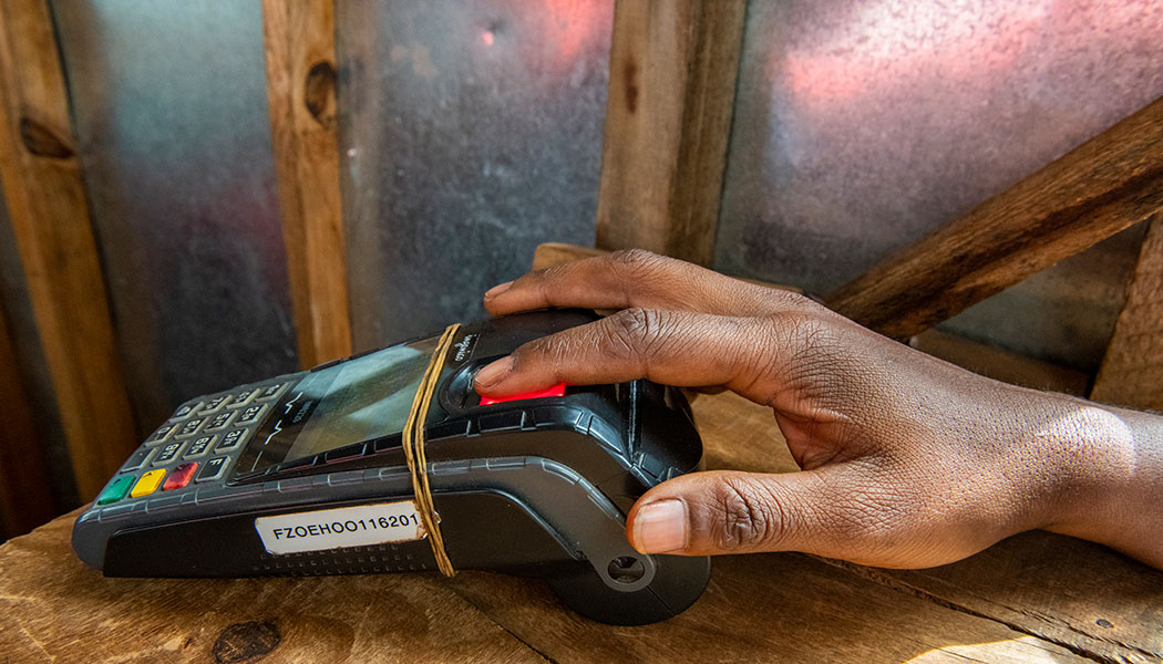 Biometric scanning is just one of the fintech innovations implemented by FINCA to expand financial inclusion.