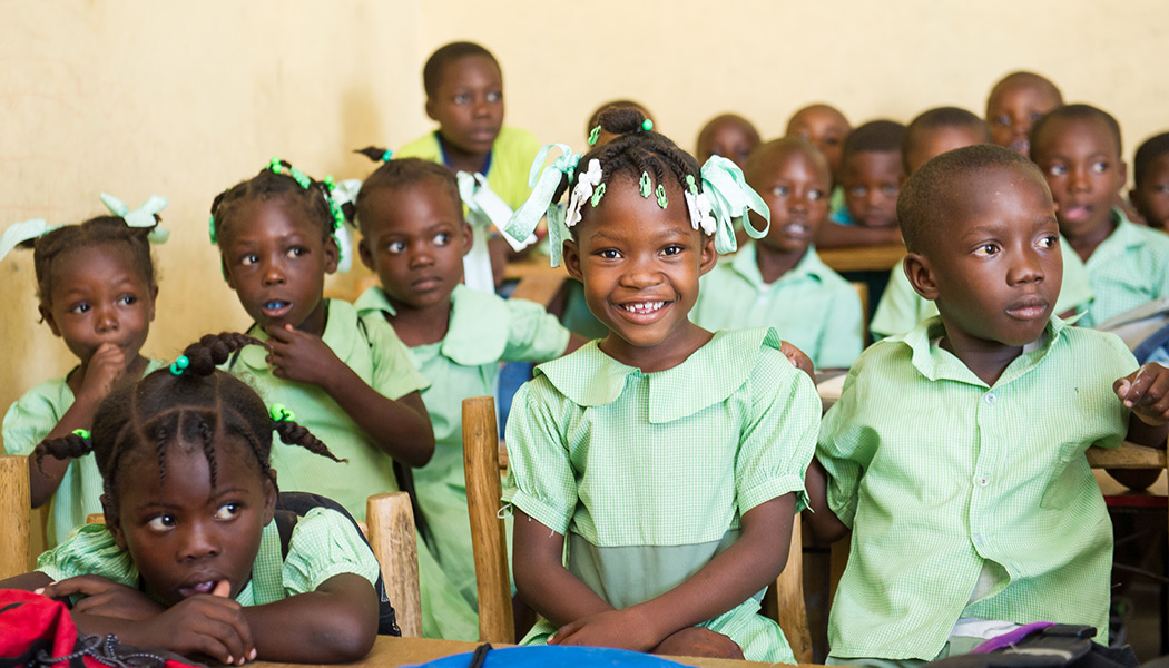 Haiti school kids